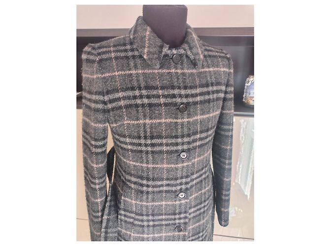 Abrigo de lana a cuadros Burberry - vista 6