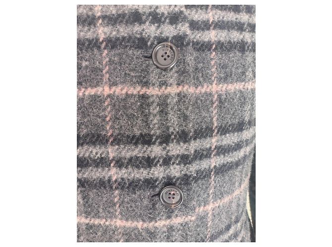 Abrigo de lana a cuadros Burberry - vista 8