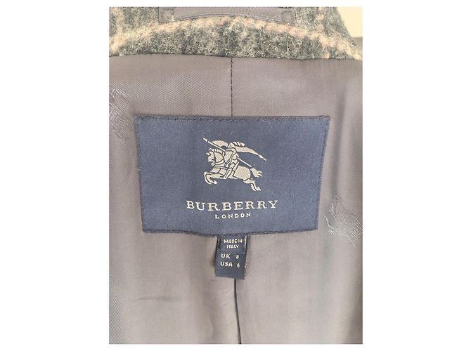 Abrigo de lana a cuadros Burberry - vista 9