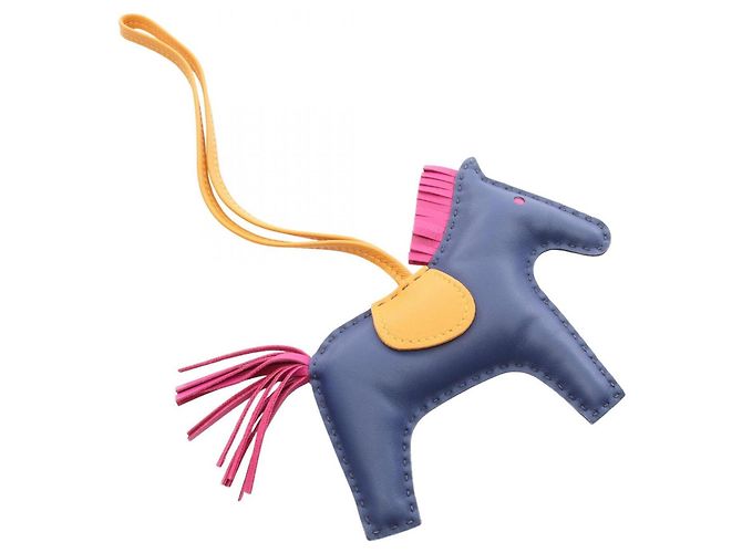 Hermès Hermes Rodeo MM Charm em Azul, Rosa e Amarelo - vista 2