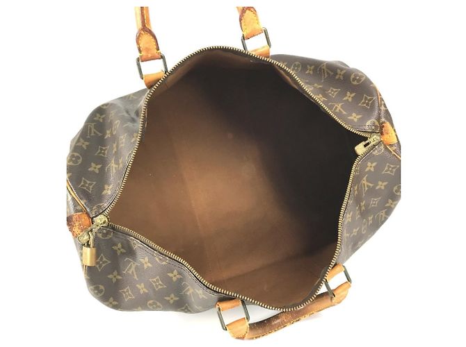 Sac de voyage Louis Vuitton Monogram Keepall 50 - vue 13