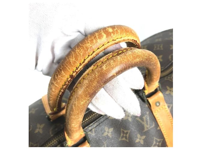 Sac de voyage Louis Vuitton Monogram Keepall 50 - vue 8