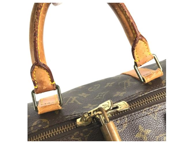 Sac de voyage Louis Vuitton Monogram Keepall 50 - vue 9