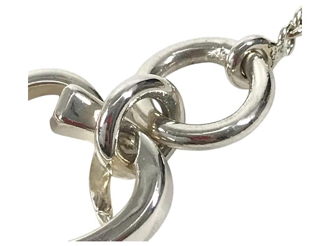 Hermès Collana a catena Hermes in argento sterling 925 con logo cuore - vista 7