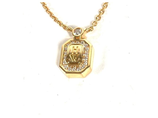 Collana a catena Harry Winston in oro 18K e diamanti - vista 5
