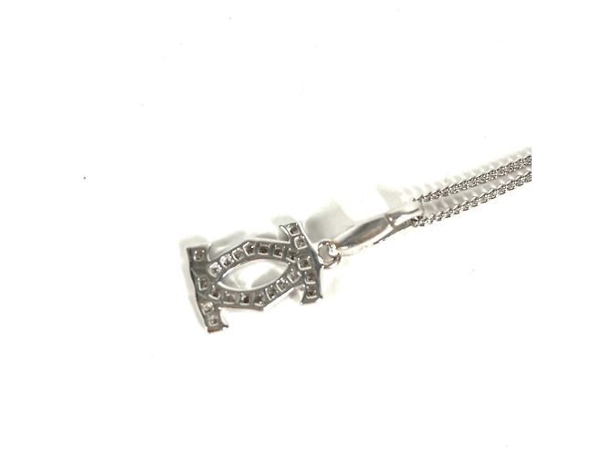 Collana con pendente Cartier in oro 18K e diamanti - vista 5