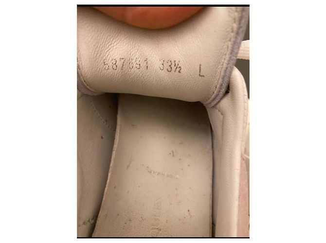 Sneakers Alexander McQueen in Pelle Bianca e Rosa - vista 10