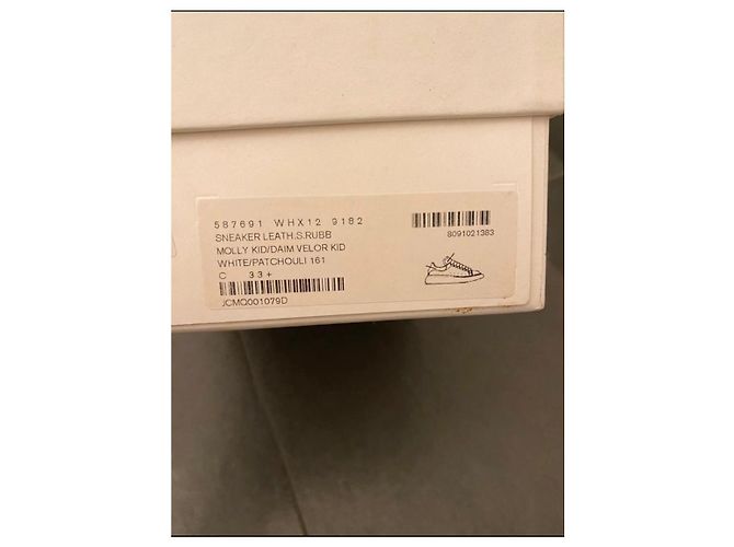 Sneakers Alexander McQueen in Pelle Bianca e Rosa - vista 4