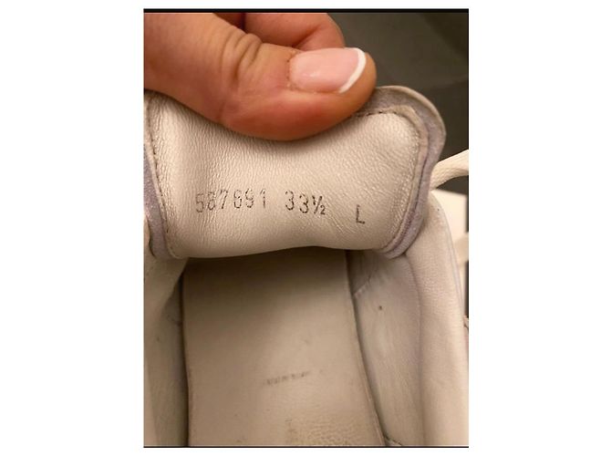 Sneakers Alexander McQueen in Pelle Bianca e Rosa - vista 8