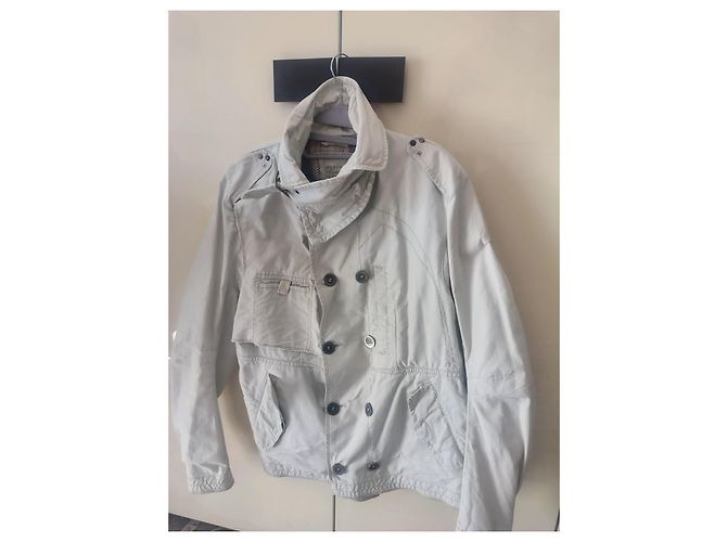 Marithé et François Girbaud Giacca Marithe Francois Girbaud Beige Cotton - vista 5