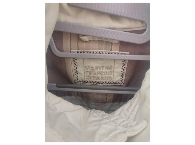 Marithé et François Girbaud Giacca Marithe Francois Girbaud Beige Cotton - vista 7