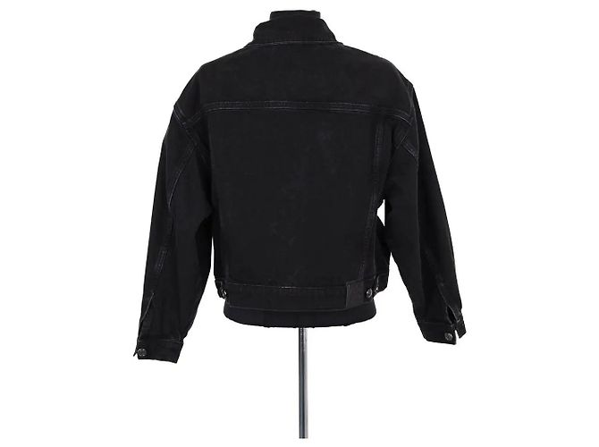 Anine Bing Jacke aus Baumwolle Schwarz XS - Ansicht 4