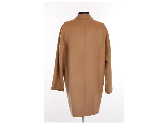 Cappotto Maje in lana camel - vista 4