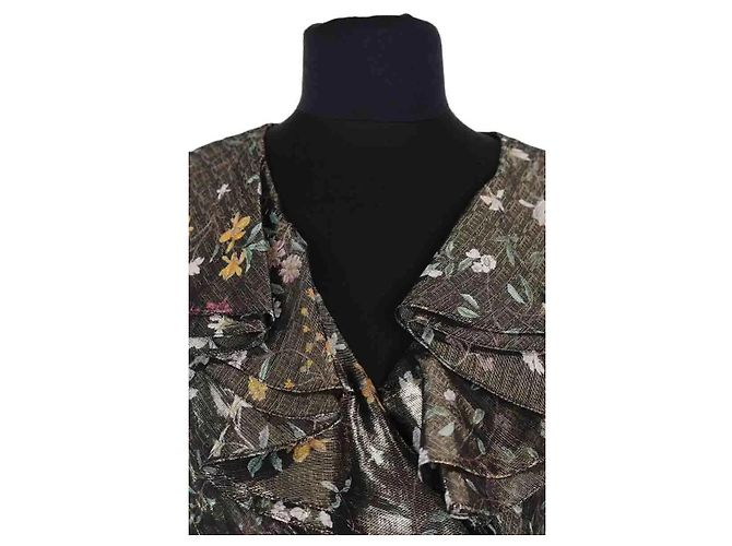 Vestido de seda dorado Altuzarra - vista 2