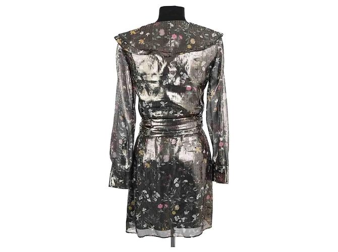 Vestido de seda dorado Altuzarra - vista 4