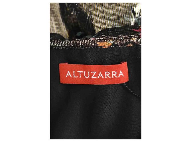 Vestido de seda dorado Altuzarra - vista 5