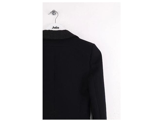 Blazer Balenciaga in lana nero - vista 4