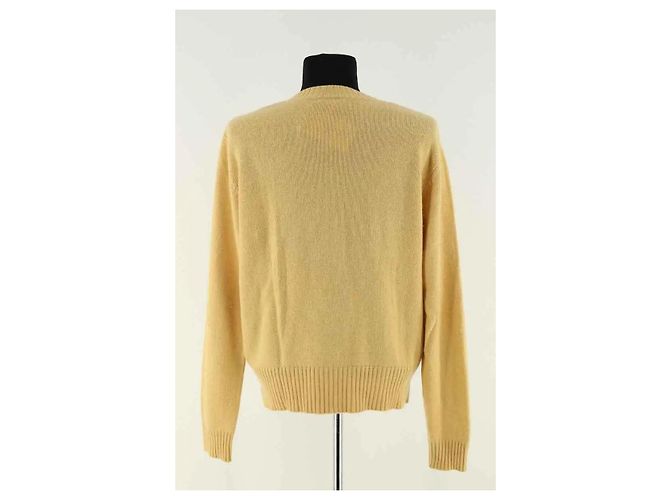 Cárdigan Eric Bompard de cashmere amarillo XL - vista 4