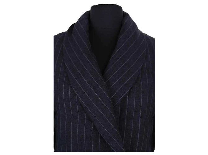 Isabel Marant Etoile Navy Blue Cotton Jacket - view 2