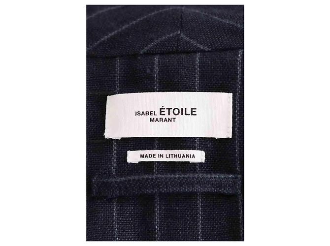 Isabel Marant Etoile Navy Blue Cotton Jacket - view 5