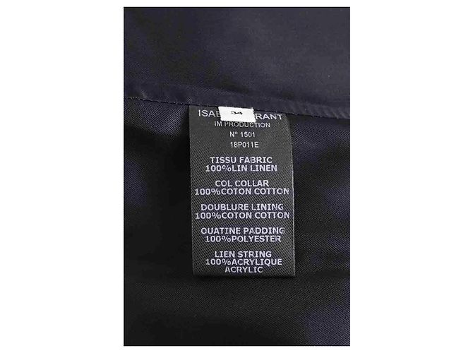 Isabel Marant Etoile Navy Blue Cotton Jacket - view 6
