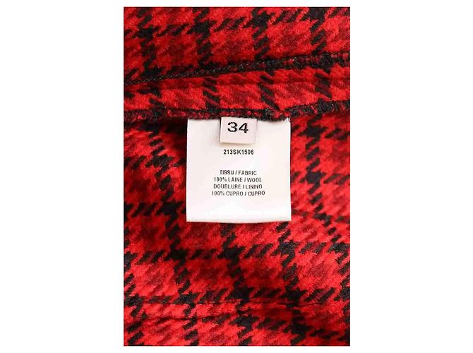 Alexandre Vauthier Red Wool Bermuda Shorts - view 6