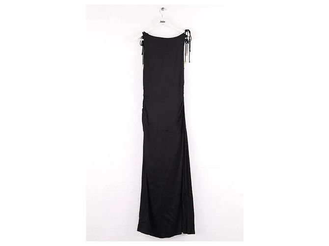 Vestido Ganni negro de viscosa - vista 3