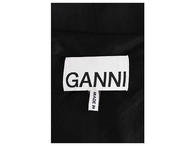 Vestido Ganni negro de viscosa - vista 5