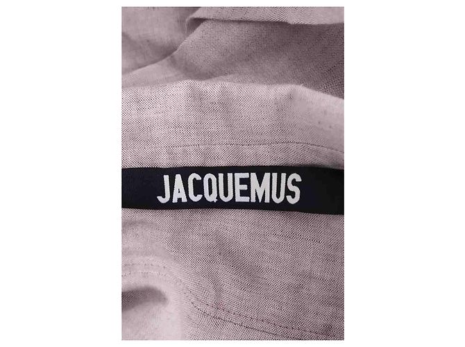 Top Jacquemus de algodão rosa - vista 5