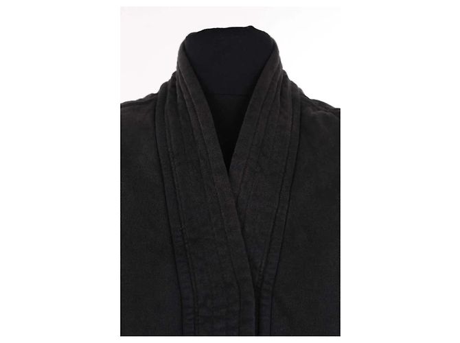Isabel Marant Etoile Norah Jacke schwarz Baumwolle - Ansicht 2