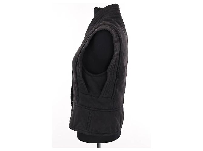 Isabel Marant Etoile Norah Jacke schwarz Baumwolle - Ansicht 3