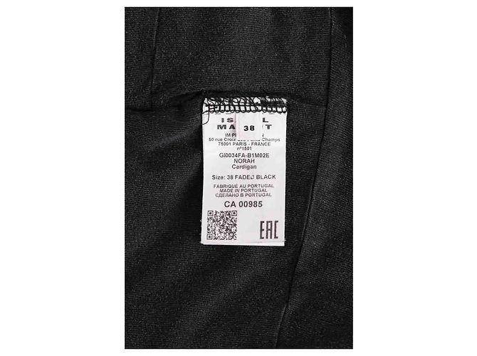 Isabel Marant Etoile Norah Jacke schwarz Baumwolle - Ansicht 6