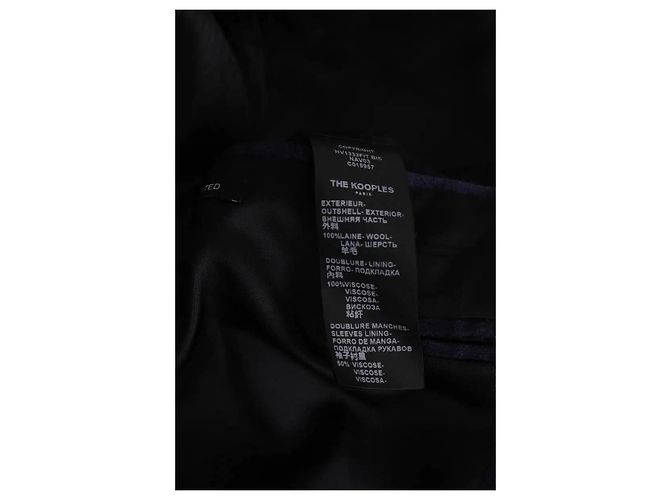 Blauer Anzug aus Wolle von The Kooples - Ansicht 6