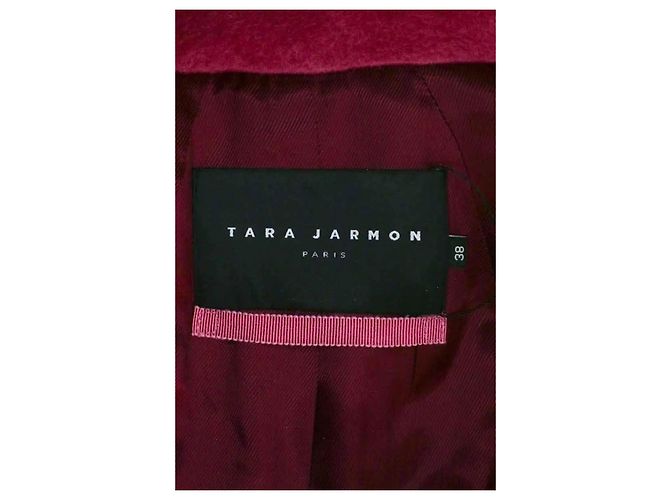 Abrigo de lana rosa Tara Jarmon - vista 5