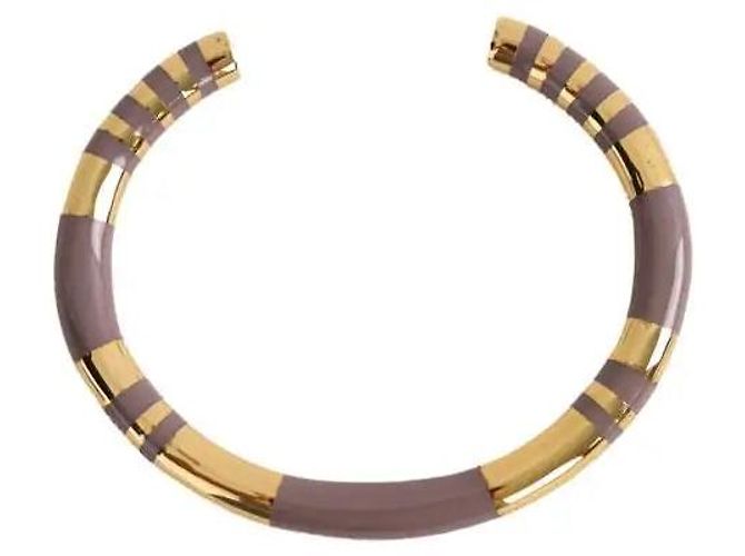 Aurelie Bidermann Bracelete rígido Positano dourado - vista 2