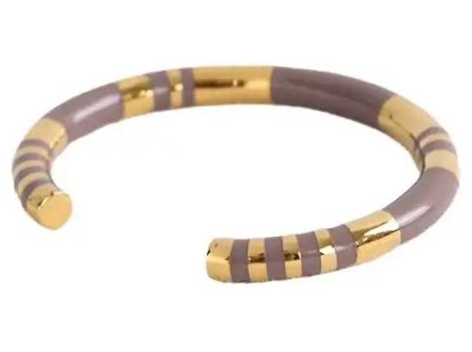 Aurelie Bidermann Bracelete rígido Positano dourado - vista 3
