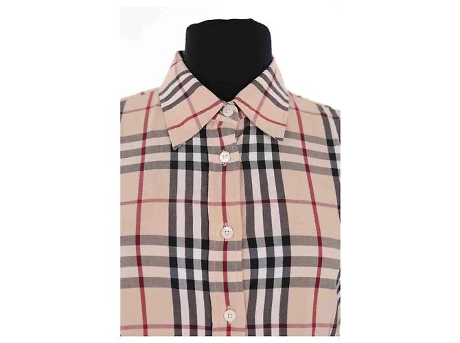 Camisa Burberry marrón de algodón - vista 2