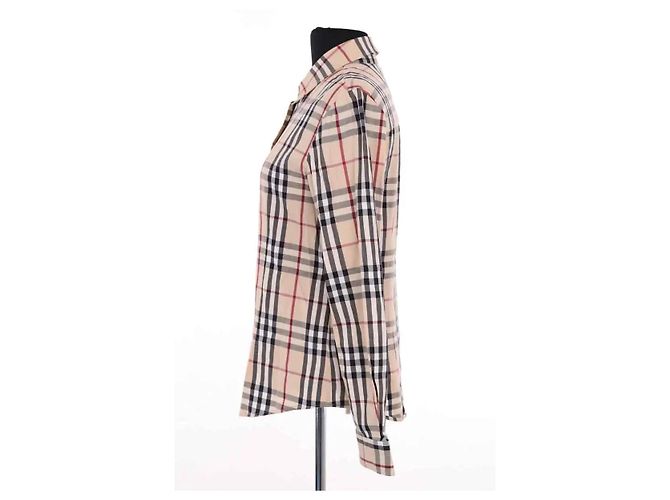 Camisa Burberry marrón de algodón - vista 3