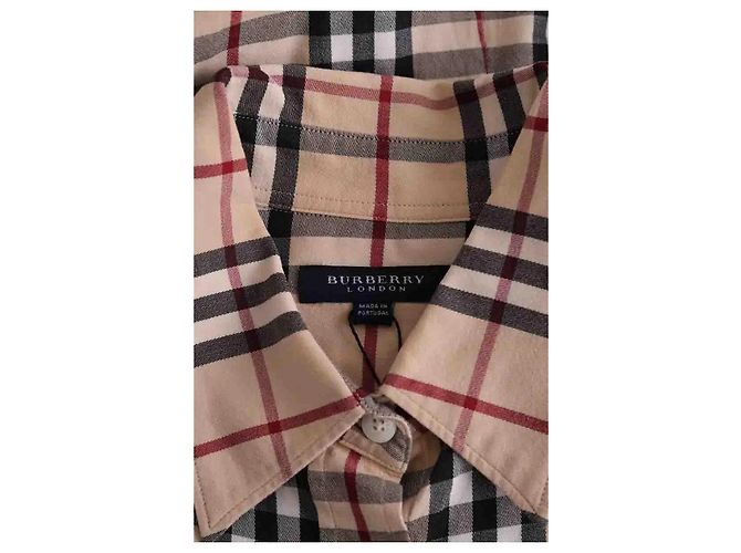 Camisa Burberry marrón de algodón - vista 5