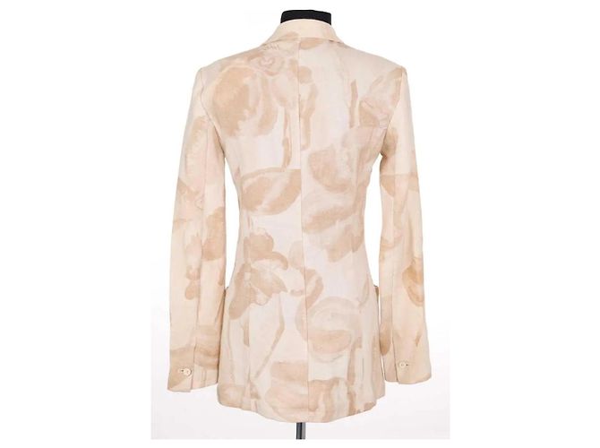 Fendi Ecru Viscose Blazer - view 4
