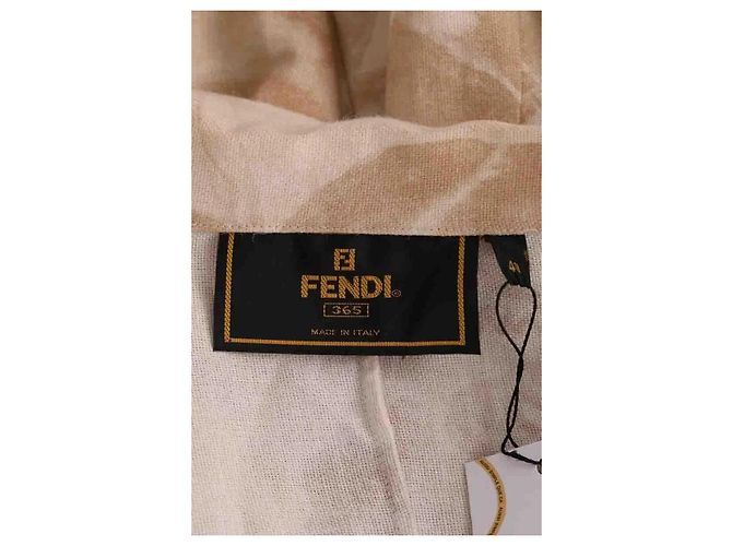 Fendi Ecru Viscose Blazer - view 5