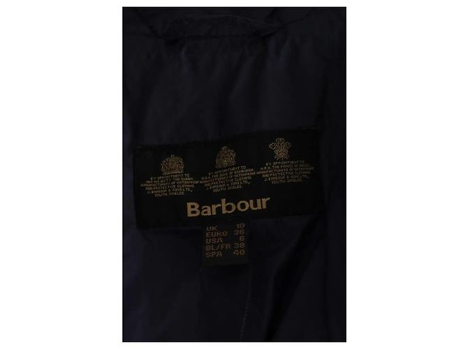Chaqueta Barbour azul de material sintético - vista 5