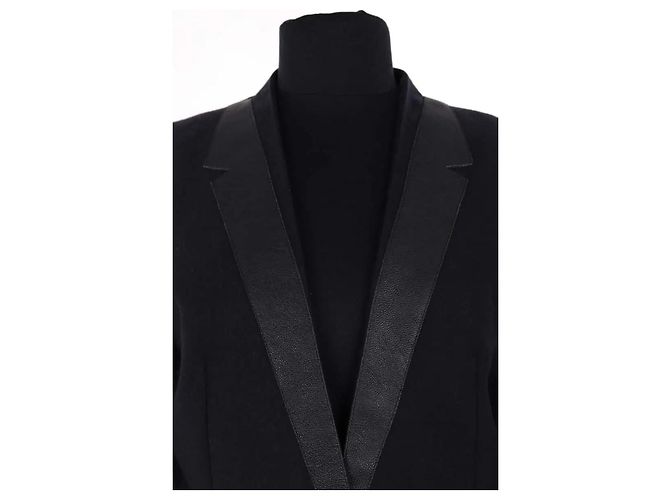 Maje Blazer aus Wolle marineblau - Ansicht 2