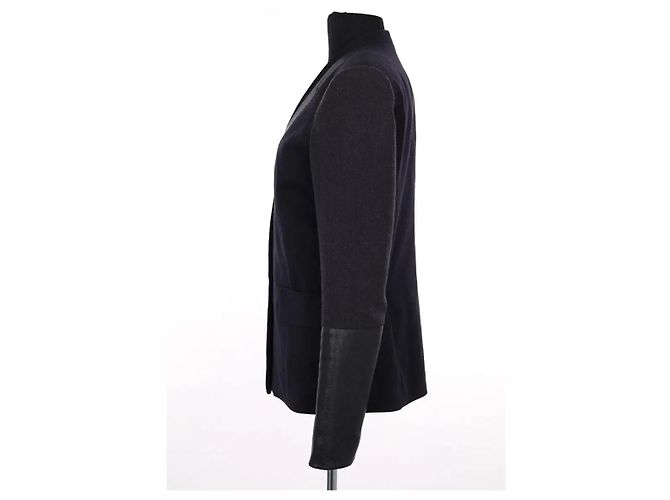 Maje Blazer aus Wolle marineblau - Ansicht 3