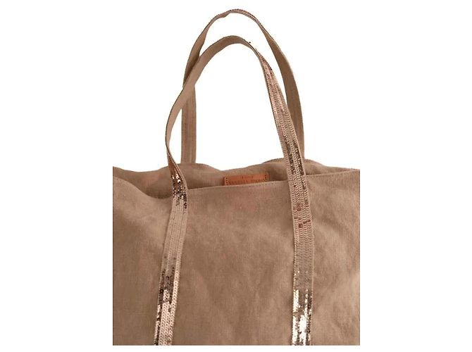 Borsa Cabas Vanessa Bruno Camel in Tessuto - vista 2