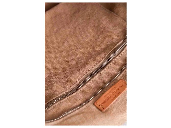 Borsa Cabas Vanessa Bruno Camel in Tessuto - vista 6
