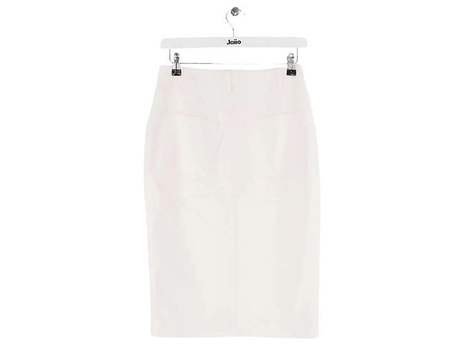 Barbara Bui Cotton Skirt Ecru - view 3