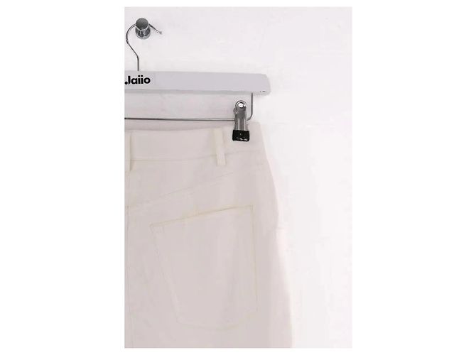 Barbara Bui Cotton Skirt Ecru - view 4
