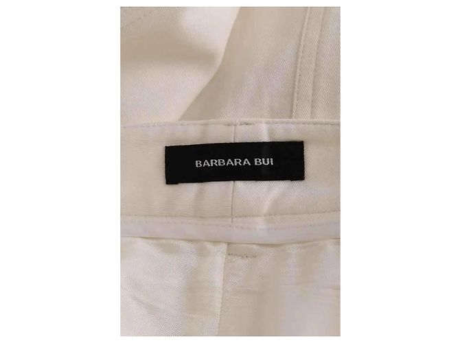 Barbara Bui Cotton Skirt Ecru - view 5