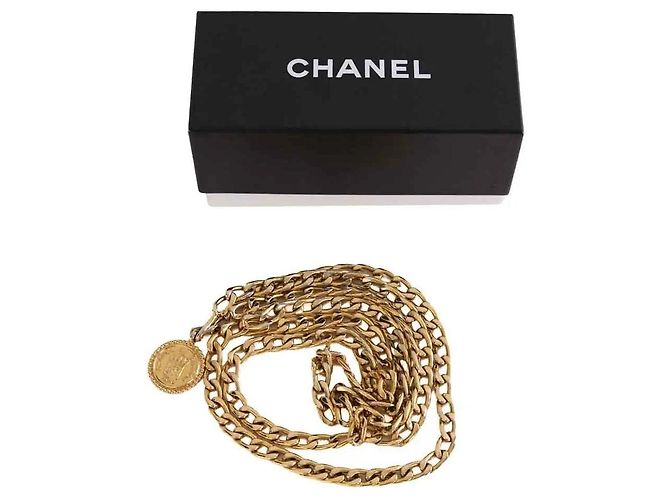 Chanel Kettengürtel aus Metall goldfarben - Ansicht 5